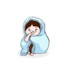 Tough Girl 9-to-5 Daily Routine #K V.1（個別スタンプ：33）