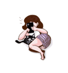 Tough Girl 9-to-5 Daily Routine #K V.1（個別スタンプ：36）
