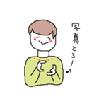 マーブル式手話（個別スタンプ：34）