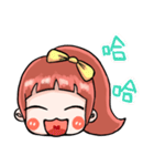 Cute Girl Little Rain-Emoticon（個別スタンプ：11）