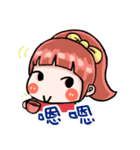 Cute Girl Little Rain-Emoticon（個別スタンプ：12）