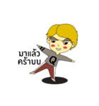 Little Pig - Yellow Hair Boy（個別スタンプ：4）