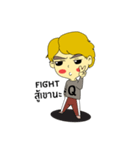 Little Pig - Yellow Hair Boy（個別スタンプ：10）