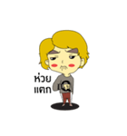 Little Pig - Yellow Hair Boy（個別スタンプ：12）