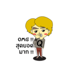 Little Pig - Yellow Hair Boy（個別スタンプ：16）