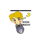 Little Pig - Yellow Hair Boy（個別スタンプ：19）