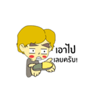 Little Pig - Yellow Hair Boy（個別スタンプ：26）