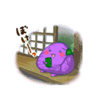 紫焼き折り紙くんスタンプ（個別スタンプ：39）