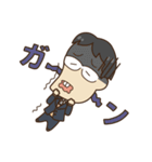 パーマとメガネ（個別スタンプ：39）