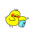 ぽちゃっとおかめどり No.2（個別スタンプ：12）