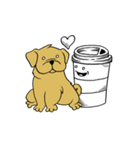 Kaffee the Coffee Dog Stories Stickers（個別スタンプ：7）