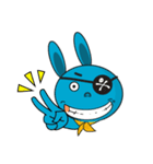 Bounce the blue rabbit（個別スタンプ：30）