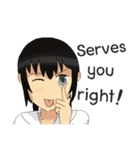 Thai Schoolgirl Life (English Version)（個別スタンプ：19）
