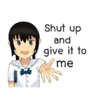 Thai Schoolgirl Life (English Version)（個別スタンプ：24）