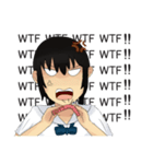 Thai Schoolgirl Life (English Version)（個別スタンプ：37）