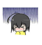 豹狼荘：黄緑八草と小さな黒猫（個別スタンプ：23）