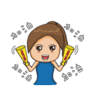 Childish Alan ＆ Native Mia PART 2（個別スタンプ：22）