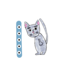 へんな猫。（個別スタンプ：9）
