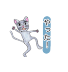 へんな猫。（個別スタンプ：21）