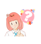 ガール * 日常 ！！（個別スタンプ：8）