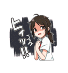 チェッカー卓女子PCスタンプ（個別スタンプ：29）