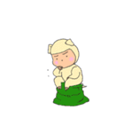 チビキッズ＆アニマルズ（個別スタンプ：34）