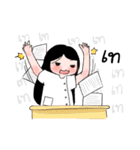 Extern life (girl)（個別スタンプ：6）