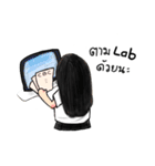 Extern life (girl)（個別スタンプ：7）