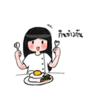 Extern life (girl)（個別スタンプ：14）