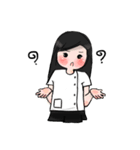 Extern life (girl)（個別スタンプ：21）