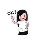 Extern life (girl)（個別スタンプ：22）