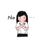 Extern life (girl)（個別スタンプ：23）
