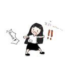 Extern life (girl)（個別スタンプ：24）