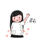Extern life (girl)（個別スタンプ：27）