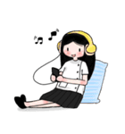 Extern life (girl)（個別スタンプ：34）