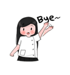 Extern life (girl)（個別スタンプ：36）