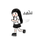 Extern life (girl)（個別スタンプ：38）