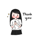 Extern life (girl)（個別スタンプ：40）