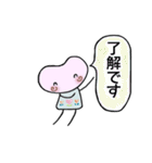 ハートちゃんのスタンプ第1弾（個別スタンプ：3）