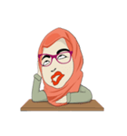 expressive hijab（個別スタンプ：4）