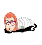 expressive hijab（個別スタンプ：5）