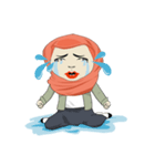 expressive hijab（個別スタンプ：6）