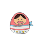 のんびりマトリョーシカ（個別スタンプ：8）