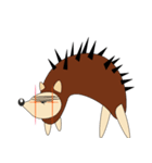 happy jungle friends 1 - Hedgehog（個別スタンプ：5）