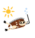 happy jungle friends 1 - Hedgehog（個別スタンプ：6）