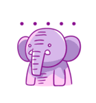 Pink Smiley elephant again (English)（個別スタンプ：29）
