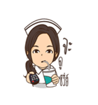 Cute nurse Lady（個別スタンプ：7）