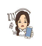 Cute nurse Lady（個別スタンプ：10）