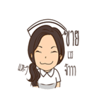 Cute nurse Lady（個別スタンプ：12）