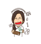 Cute nurse Lady（個別スタンプ：14）